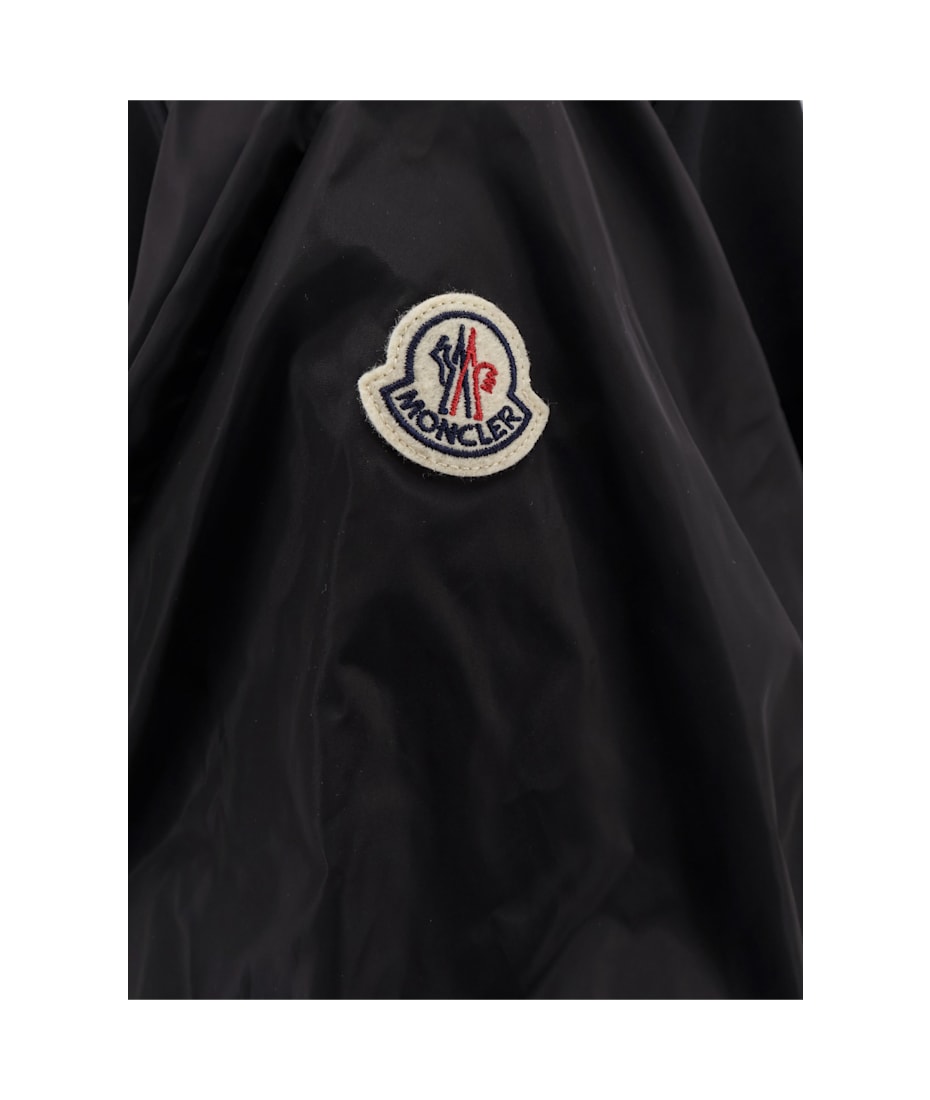 Moncler Cotton And Nylon T-shirt With Puffed Sleeves