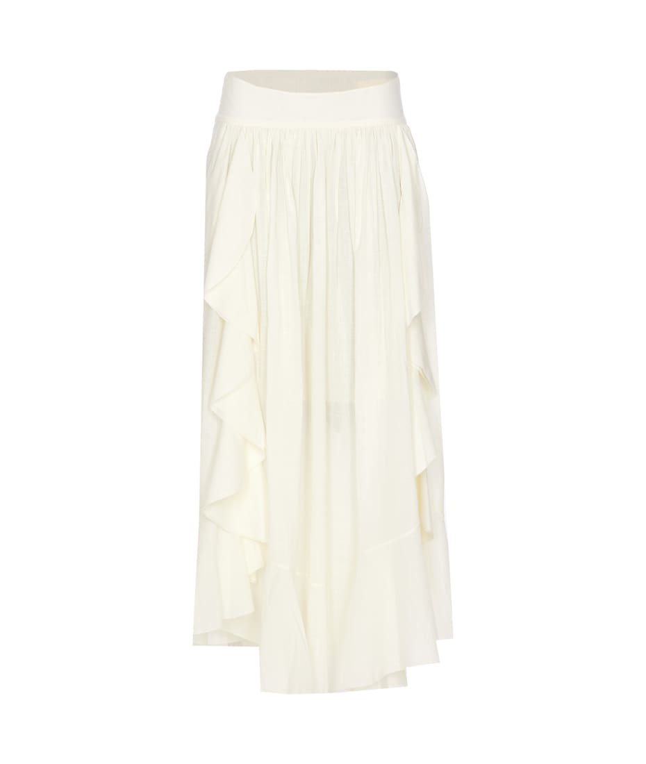 スカート Zimmermann SS25 'Acacia Ruffle' skirt (2457SRS252 TEA) Zimmermann Acacia Ruffle Maxi Skirt | italist