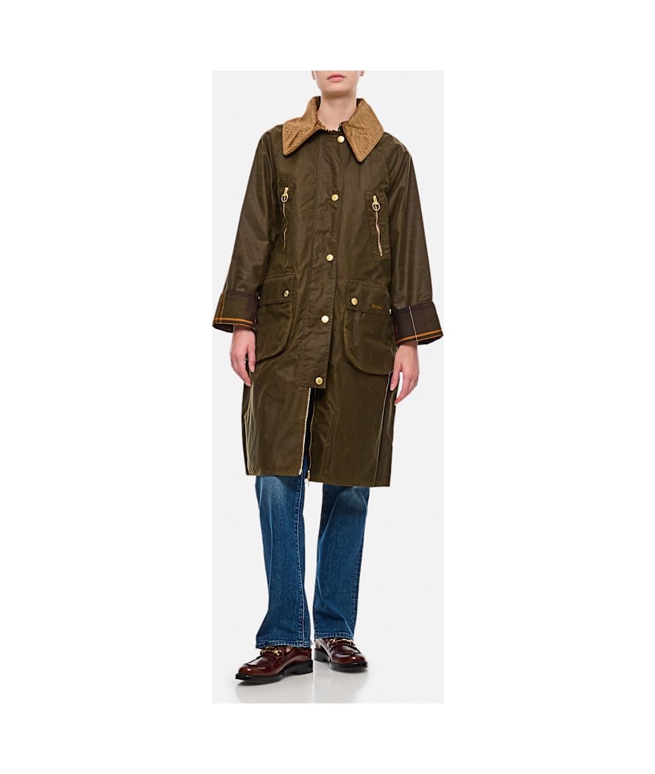 Barbour Ebberston Wax Coat | italist