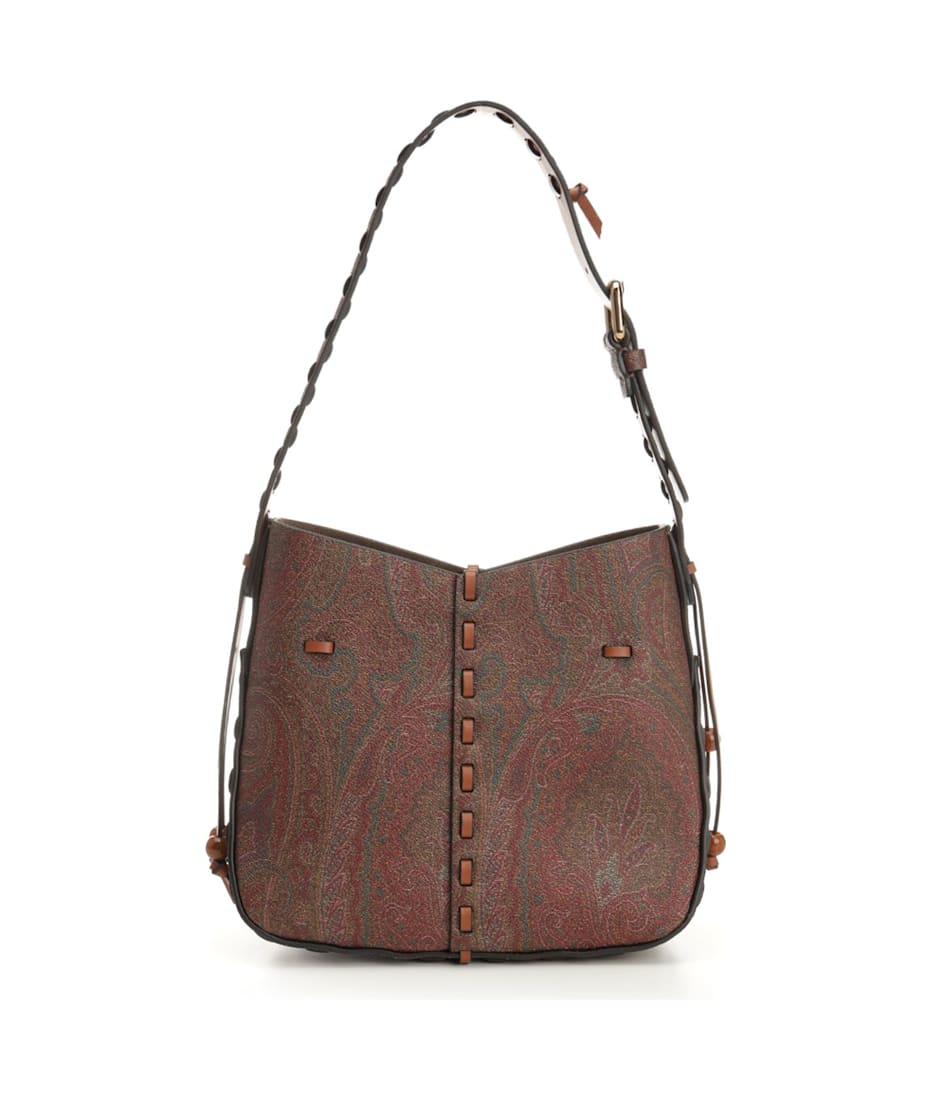 ショルダーバッグ・ポシェット Etro Medium Vulcano Bag Etro Bag With Paisley Pattern In Multicolor | ModeSens