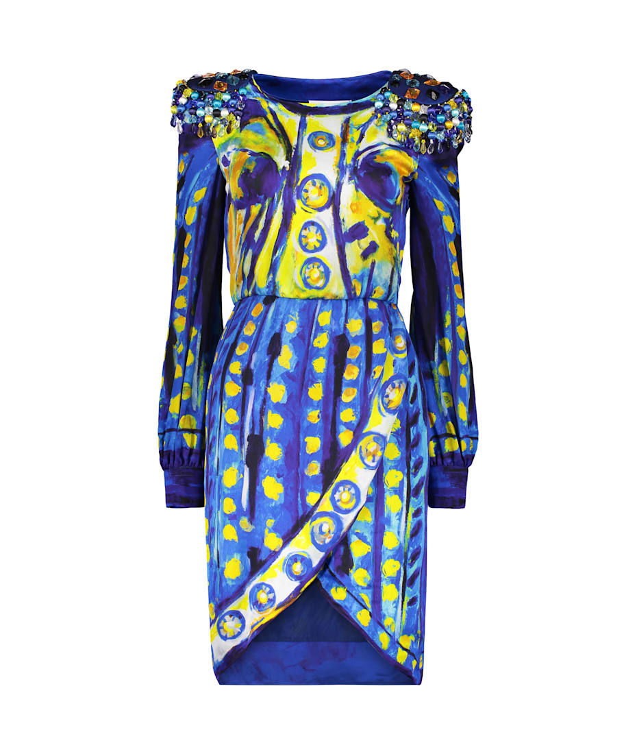 white christmas dresses Moschino Couture! S/S 1996 RTW Rare Color Block Shop Tag Dress – THE WAY WE  WORE main image 1