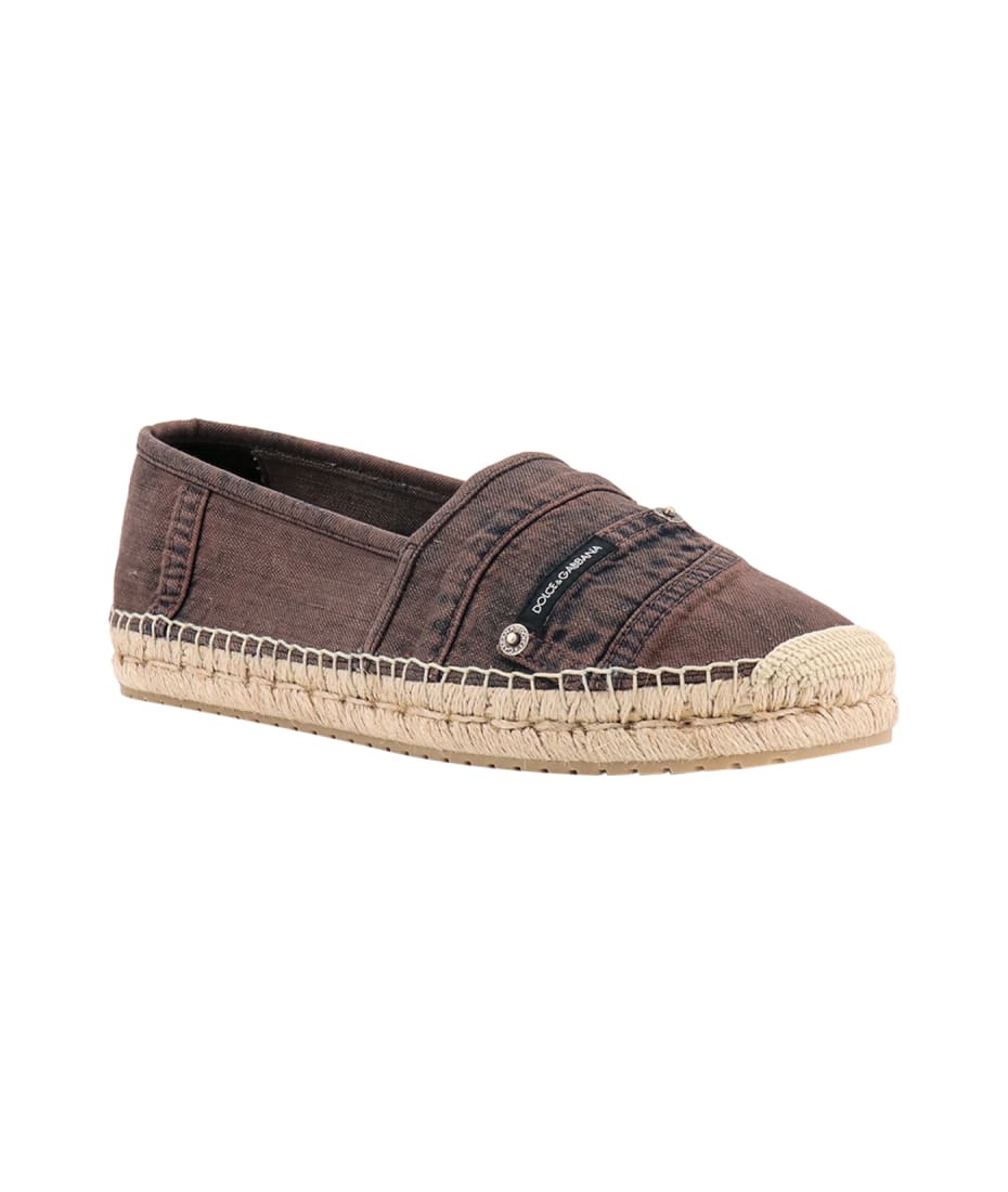 サンダル DOLCE & GABBANA Brown Denim Espadrilles Dolce & Gabbana Brown Denim Espadrilles | italist