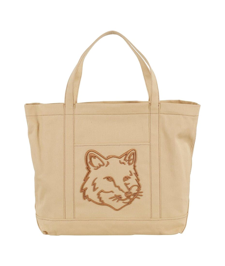 メゾン キツネ★Embroidery Fox Head Large Zipper Tote ow05110lc0045-p199_1_1.jpg