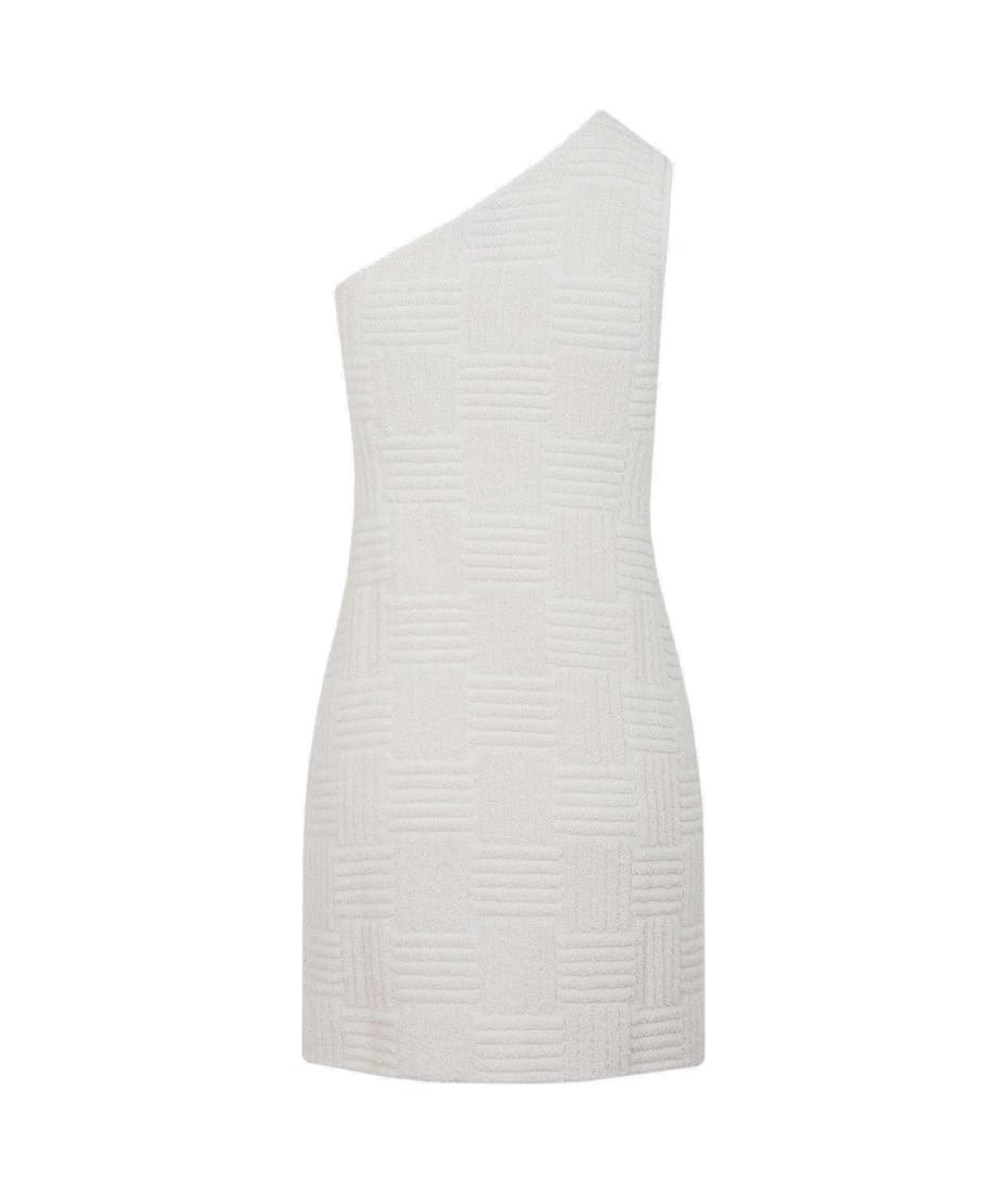 【送料&関税込】Bottega Veneta Jacquard Oneshoulder Mini Dre Bottega Veneta Jacquard Oneshoulder Mini Dress | italist