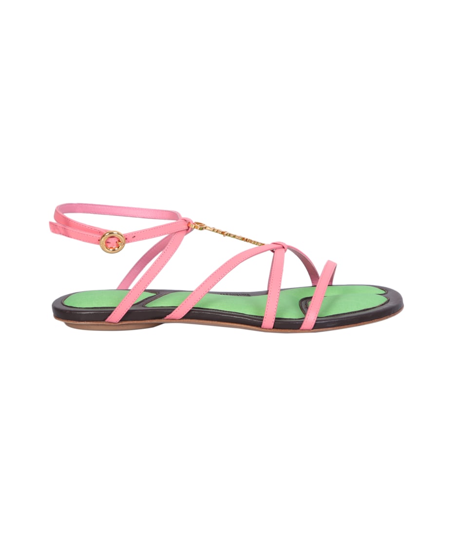 サンダル・ミュール JACQUEMUS Women Sandals 223FO035 PINK s-l400.jpg