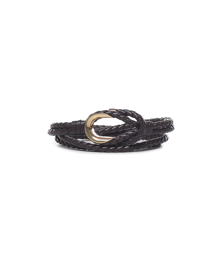 【送料&関税込】Bottega Veneta Tubular Belt With Interwoven Bottega Veneta Tubular Belt With Interwoven Pattern