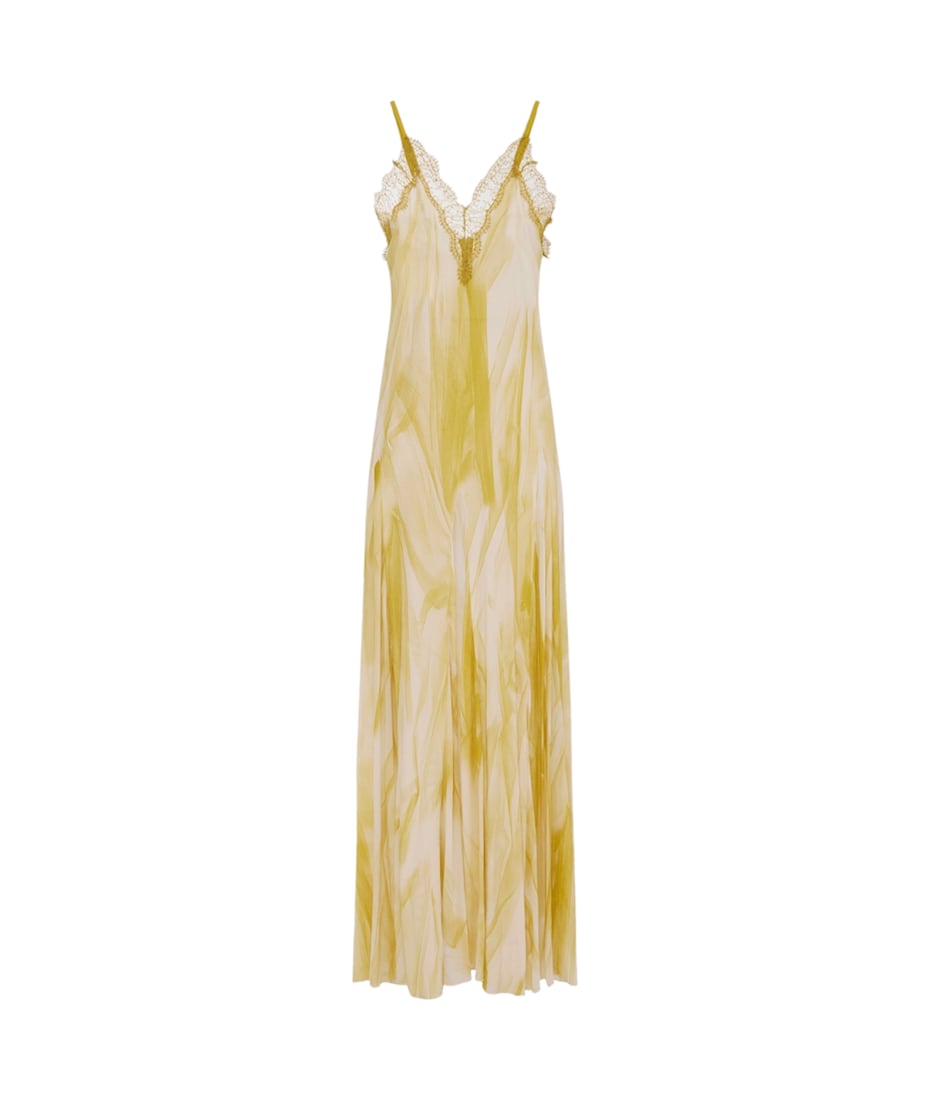 ワンピース ELISABETTA FRANCHI Woman Dress Yellow ABT515 DC7 Elisabetta Franchi Yellow Dress - Elegant & Comfortable