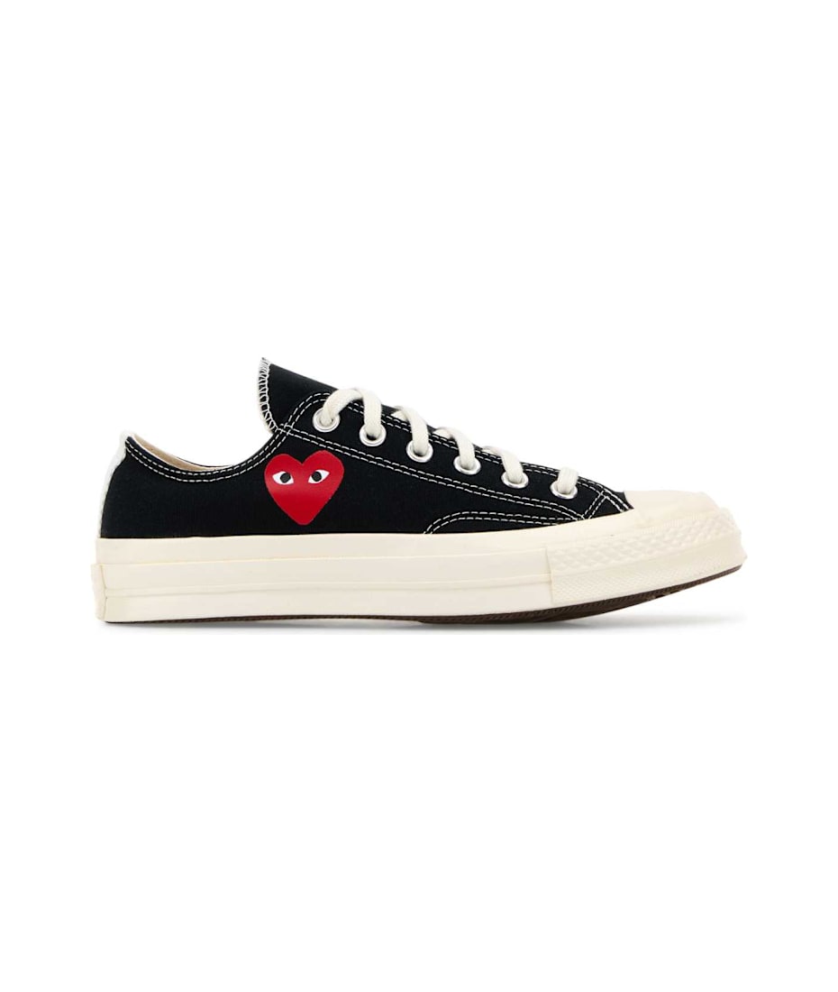 Comme des Garçons Play Black Canvas Comme Des Garã§ons X Comme des Garçons Play Black Canvas Comme Des Garã§ons X