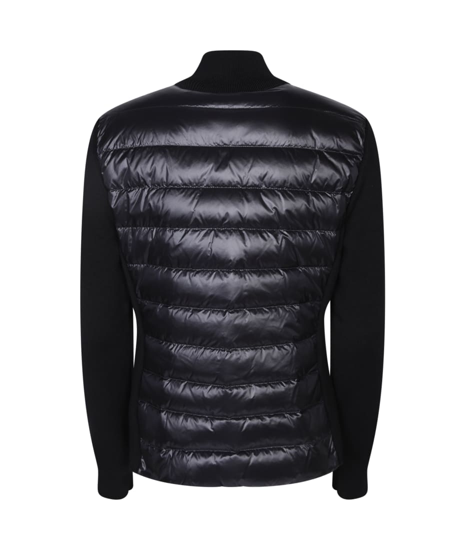 Moncler Black Padded Cardigan | italist 