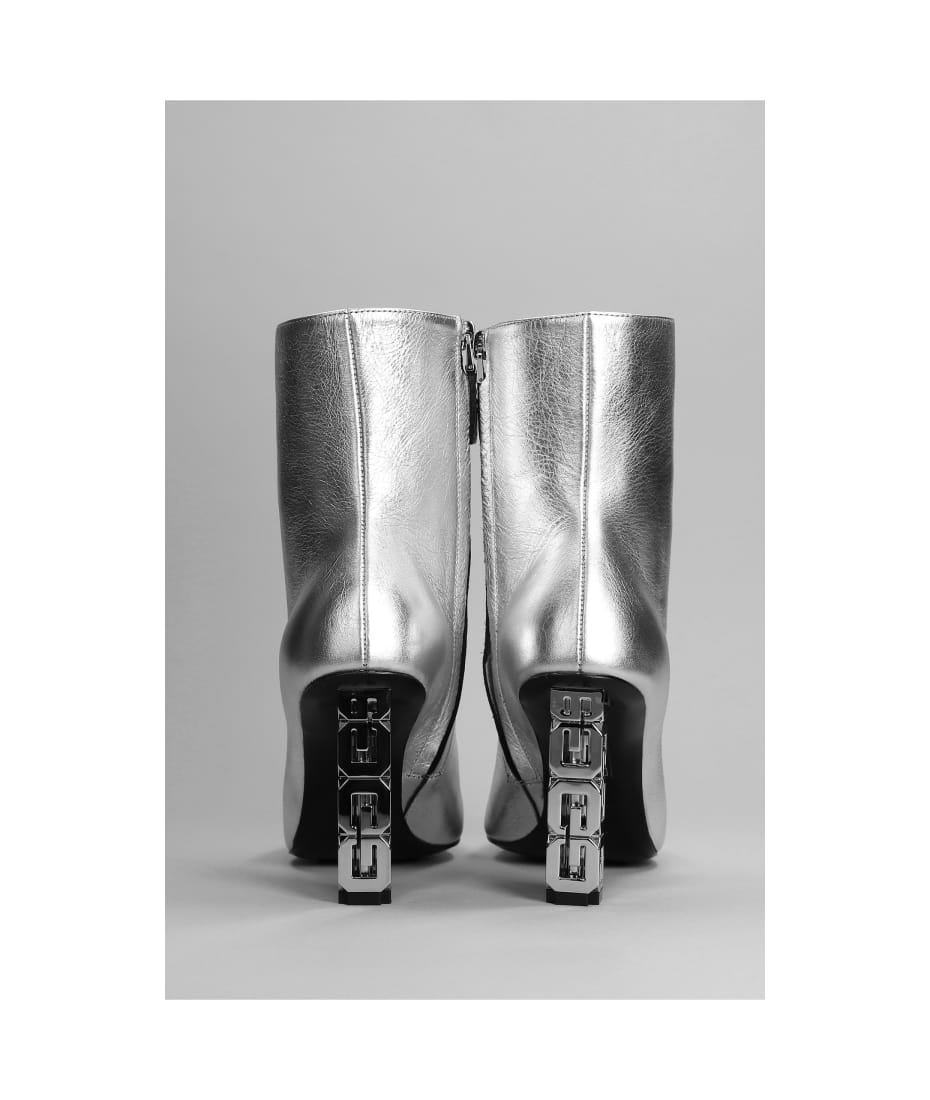 Givenchy High Heels Ankle Boots In Silver Leather | italist, ALWAYS LIKE A  SALE