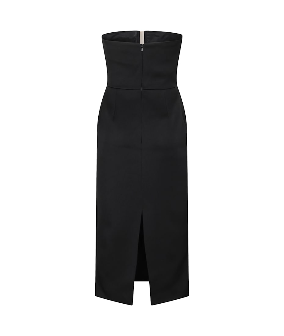 オールインワン・サロペット David Koma Rectangle Crystal Embroidery Detail Midi Dress David Koma Rectangle Crystal Embroidery Detail Midi Dress