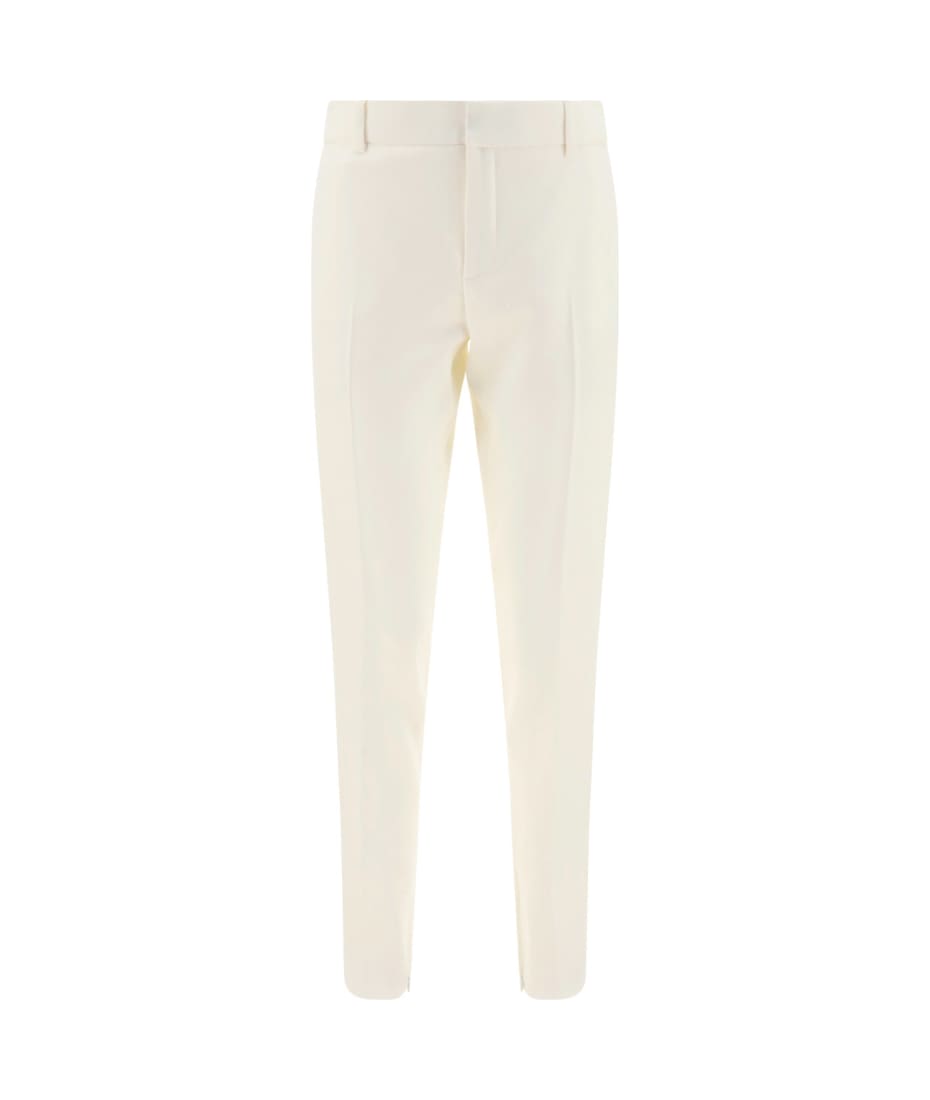 パンツ SAINT LAURENT IVORY WOOL PANT Saint Laurent Pants | italist