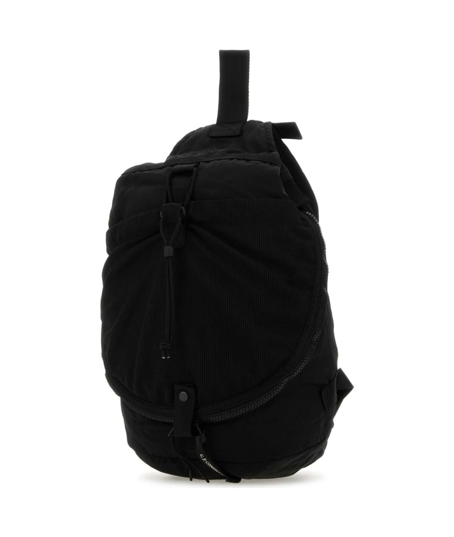 C.P. Company MSS266A110337O800 関税送料込 C.P. Company Black Nylon Nylon B Crossbody Bag | italist