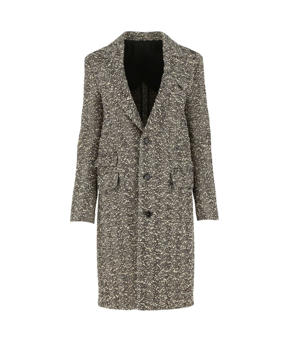 コート BOTTEGA VENETA Embroidered Stretch Wool Blend Coat Bottega Veneta Embroidered Stretch Wool Blend Coat | italist