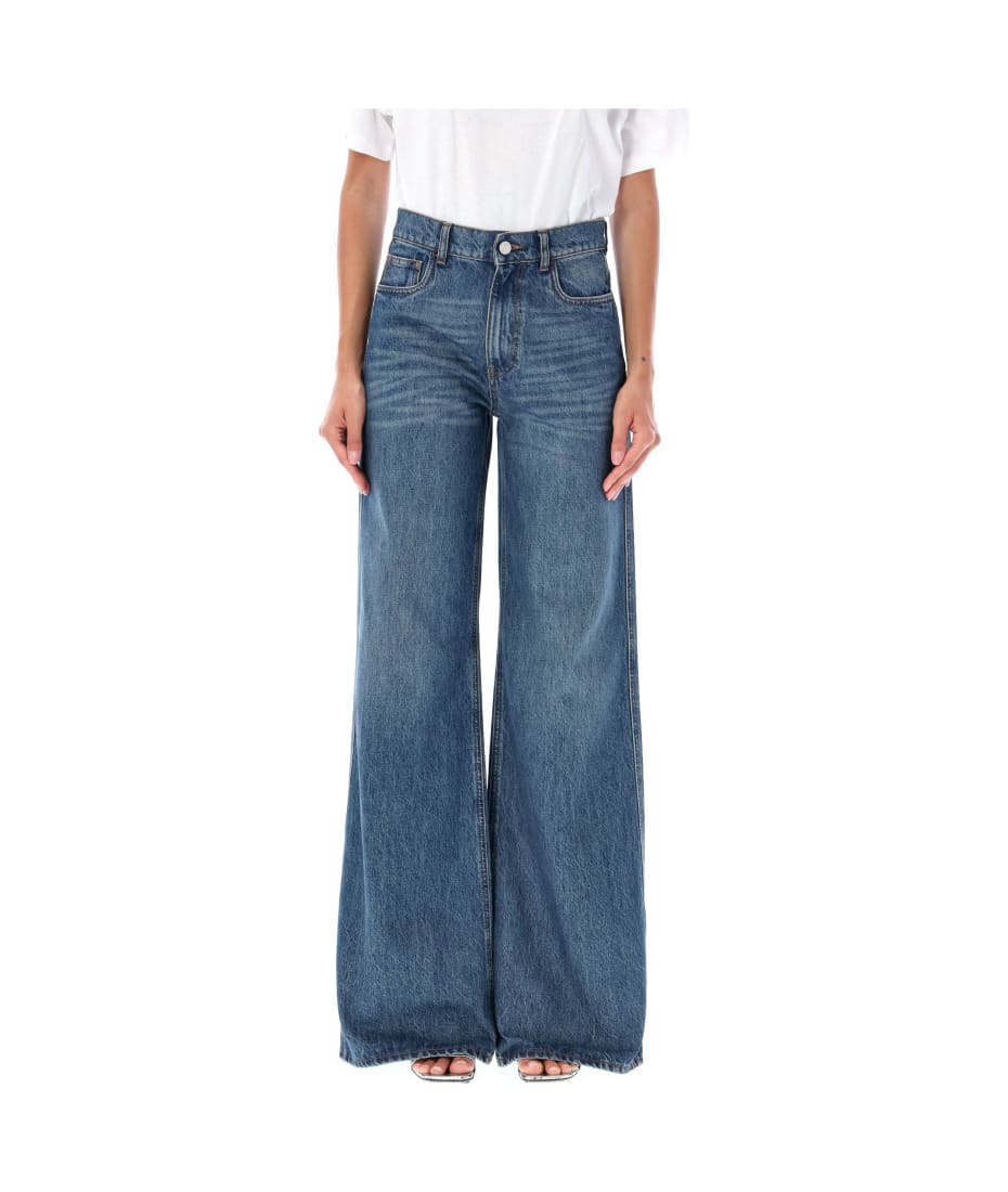 デニム・ジーパン Coperni COPP95252 Jeans Wide leg denim pant Wide Leg Denim Pants – Coperni
