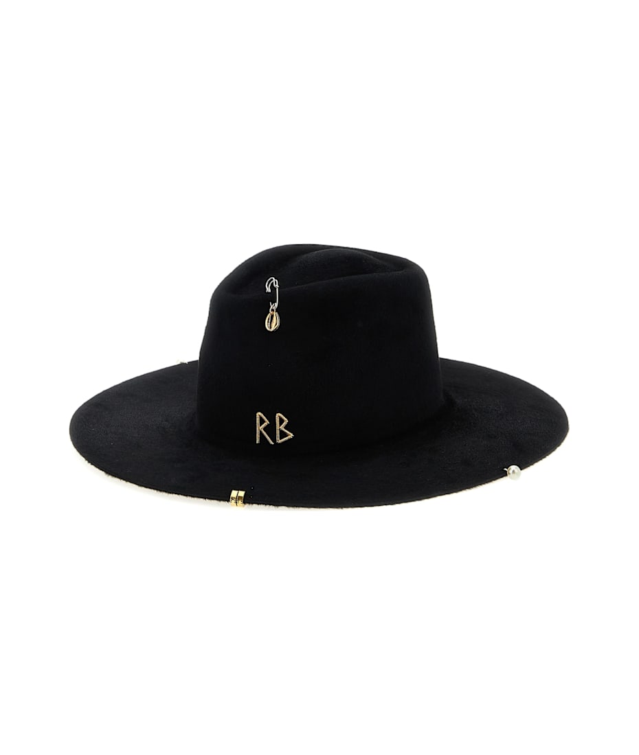 'chain Strap Fedora' Hat