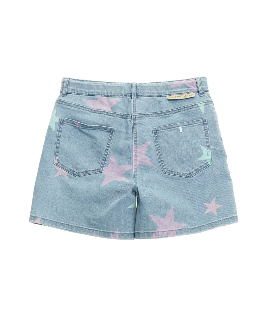 ショーツ STELLA MCCARTNEY COTTON DENIM SHORTS Stella McCartney Kids - Boys Blue Cotton Denim Shorts