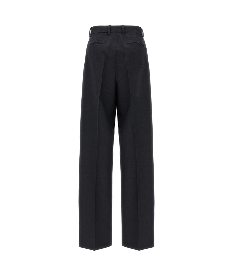 パンツ GUCCI Logo embroidery Wool pants Gucci Logo Embroidery Wool Pants | italist