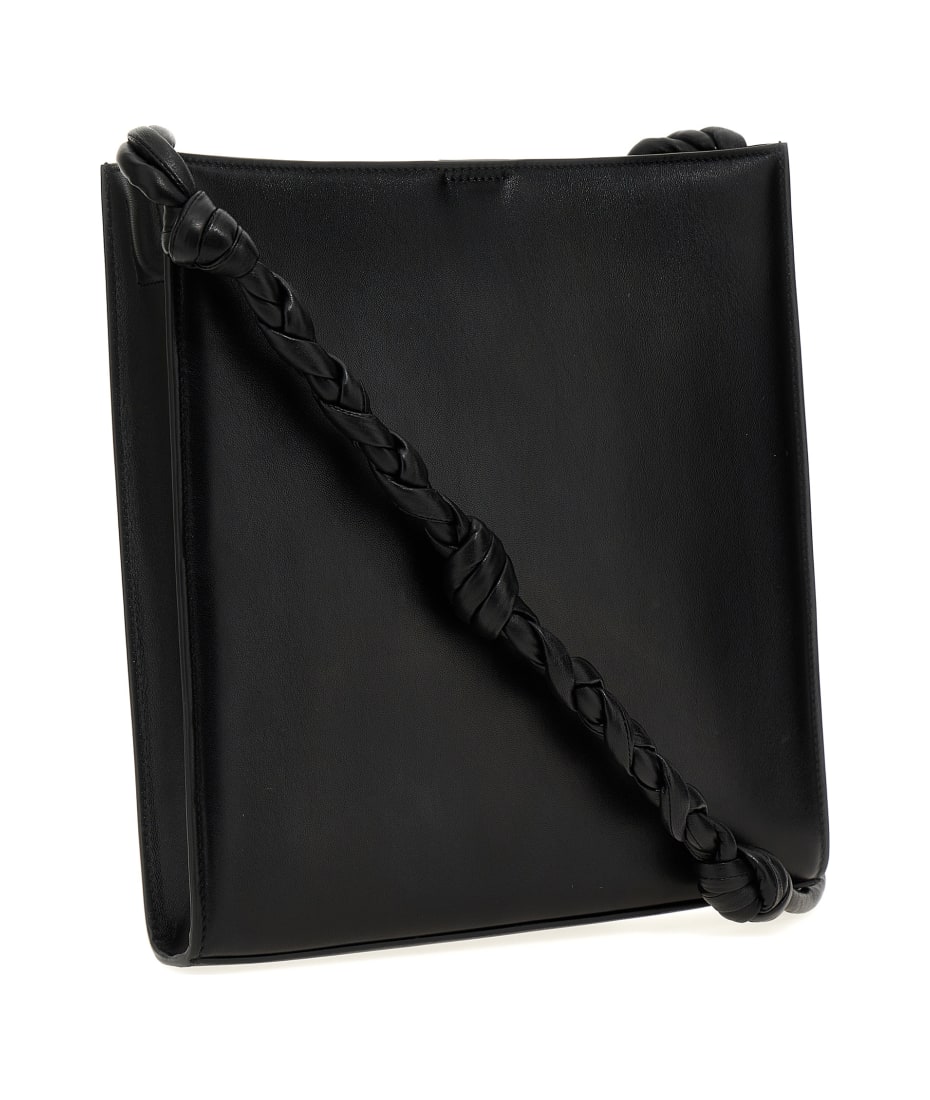 【関税＆送料込み】Jil Sander Leather Shoulder Strap Jil Sander Black Leather Bag Shoulder Strap | italist