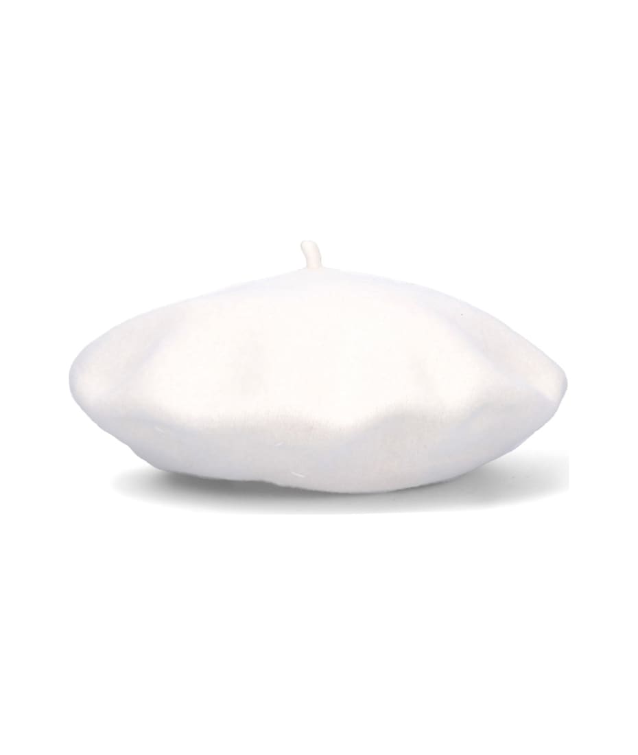 【Maison Margiela】White Wool Beret Wool beret in white - Maison Margiela | Mytheresa