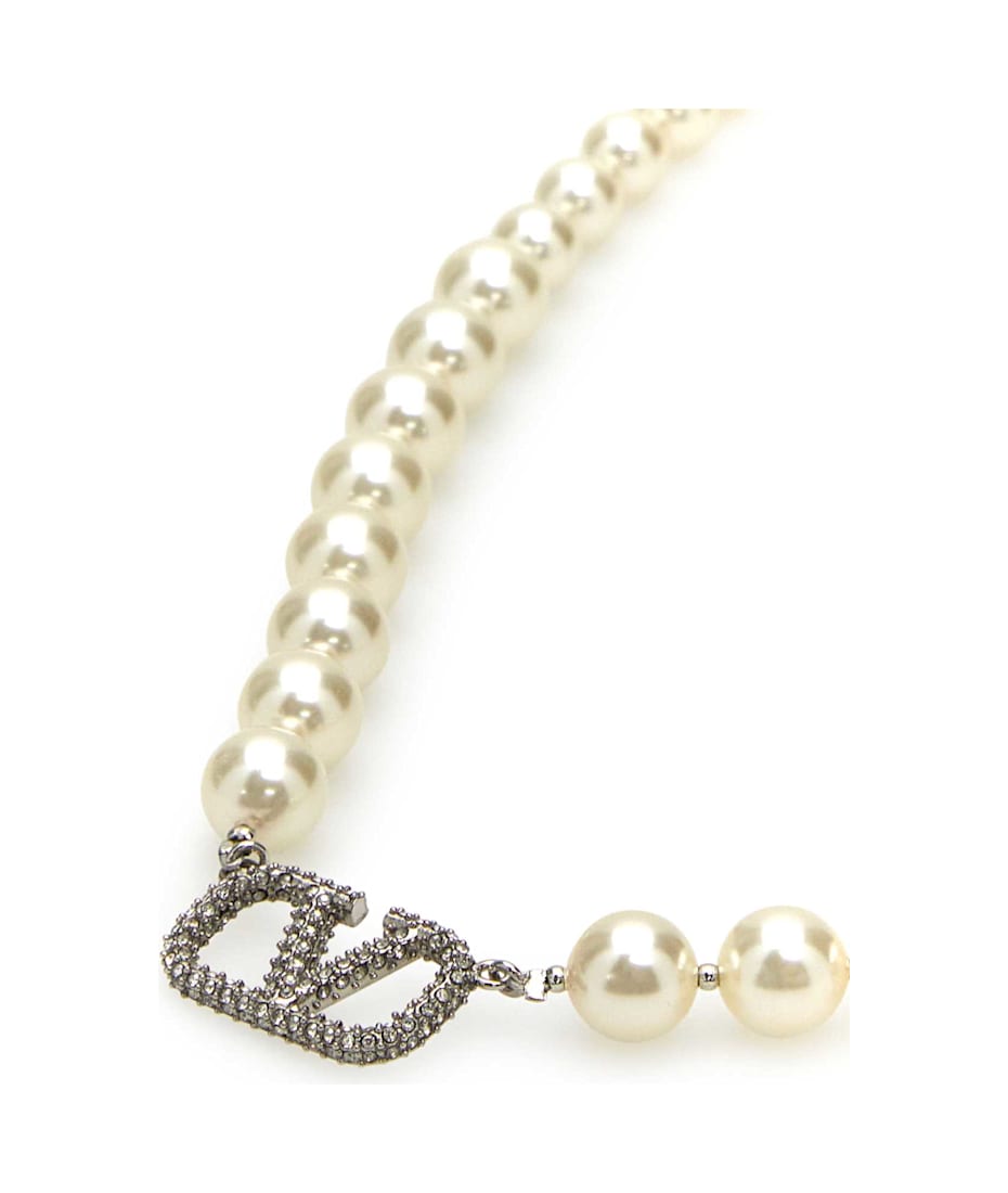 Valentino Garavani Ivory Pearls Necklace | italist