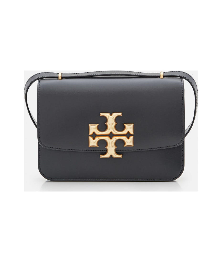 Tory Burch logo-plaque Crossbody Bag - Black