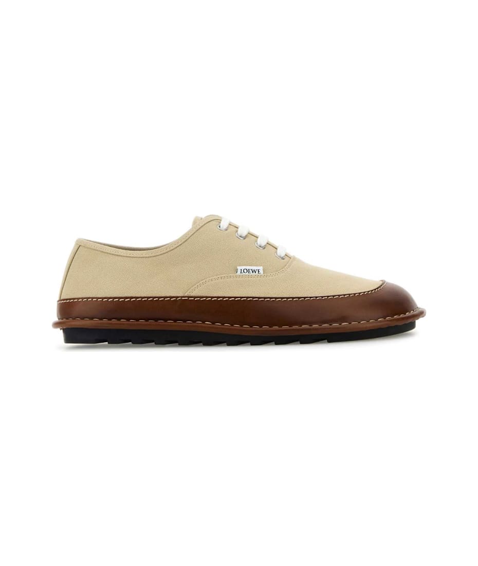 【24SS NEW】LOEWE_man / ナイロン＆スエード スニーカー /Beige 24SS NEW】LOEWE_man / ナイロン＆スエード スニーカー /Beige