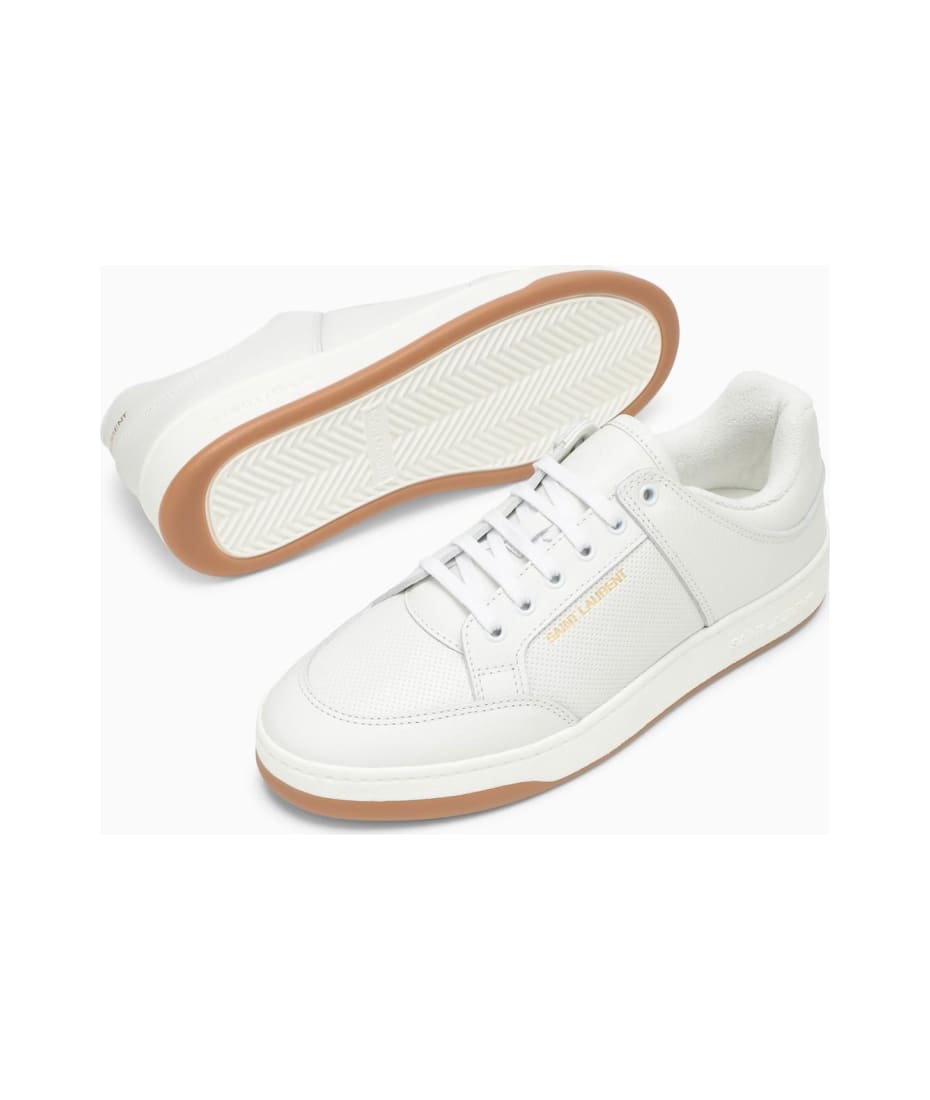 Saint Laurent White Leather Sl/16 Sneakers | italist, ALWAYS