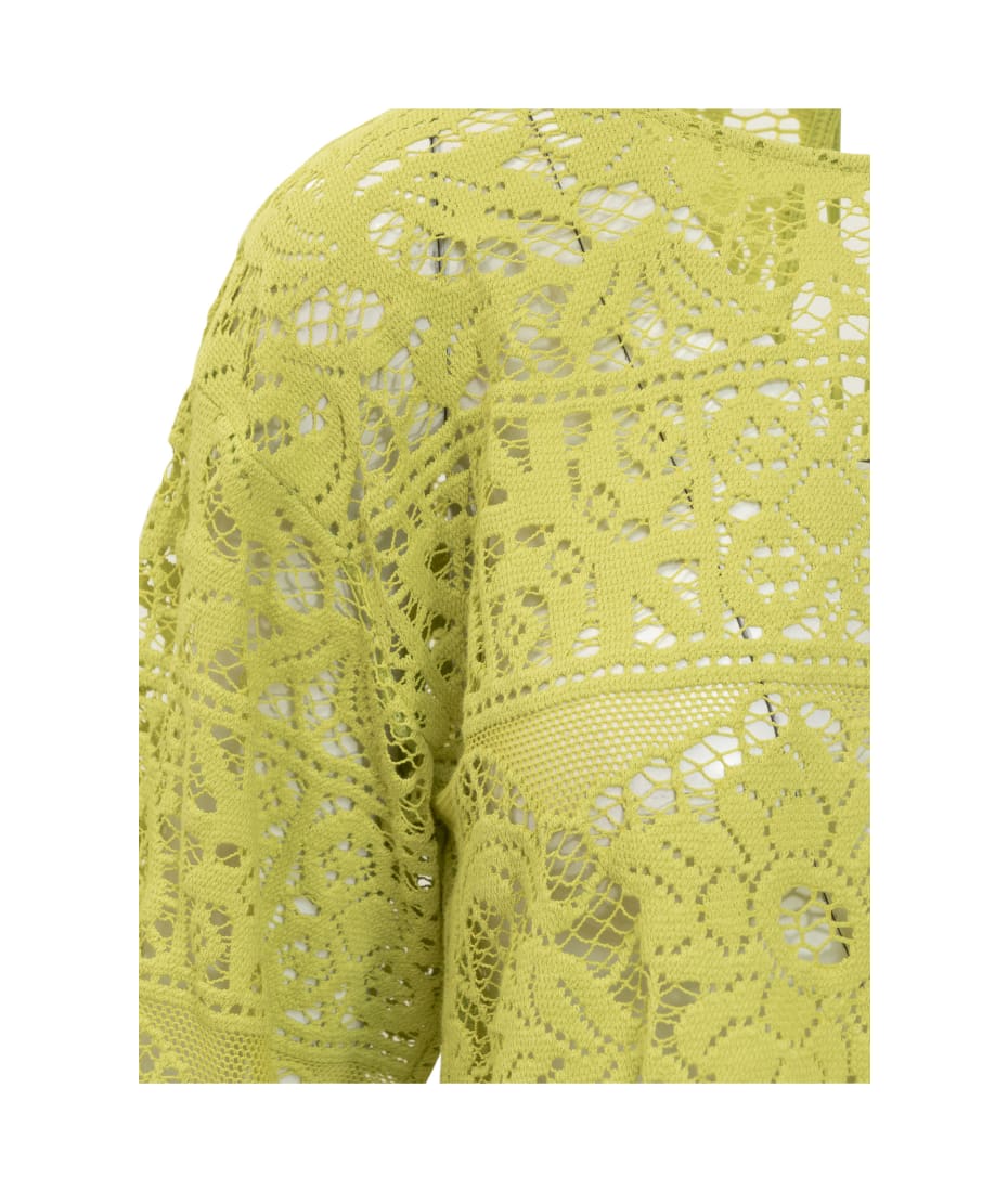 Jucca Lace Blouse - LIME