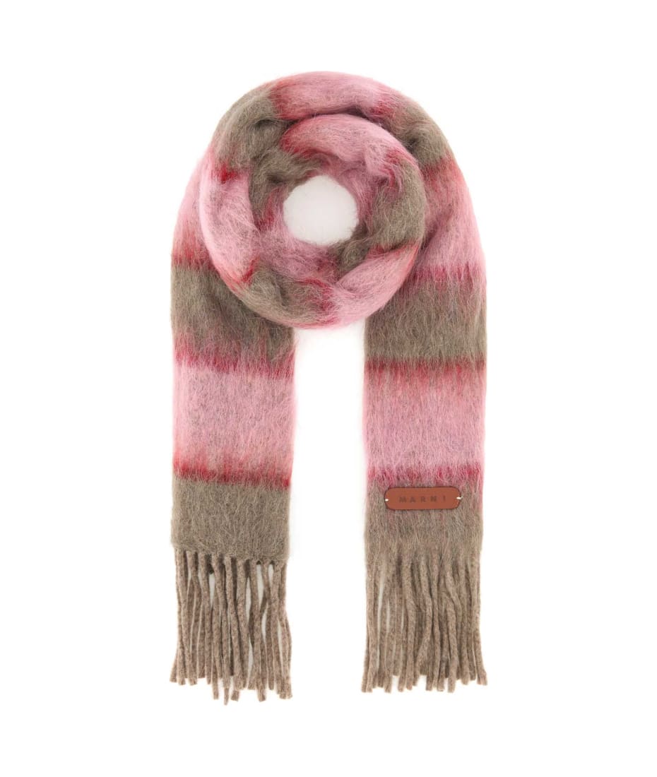 【送料&関税込】Marni Multicolor Wool Blend Scarf Marni Multicolor Wool Blend Scarf スカーフ＆ストール 通販