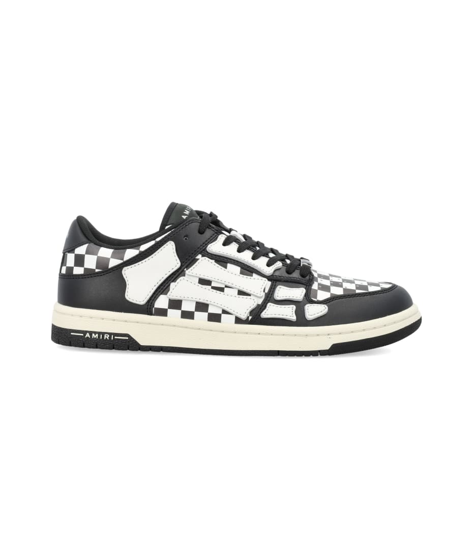 スニーカー AMIRI FW25 SKEL TOP LOW (AWFOSR1081 BLACKWHITE) AMIRI Checkered Skel Top Low Sneakers | italist