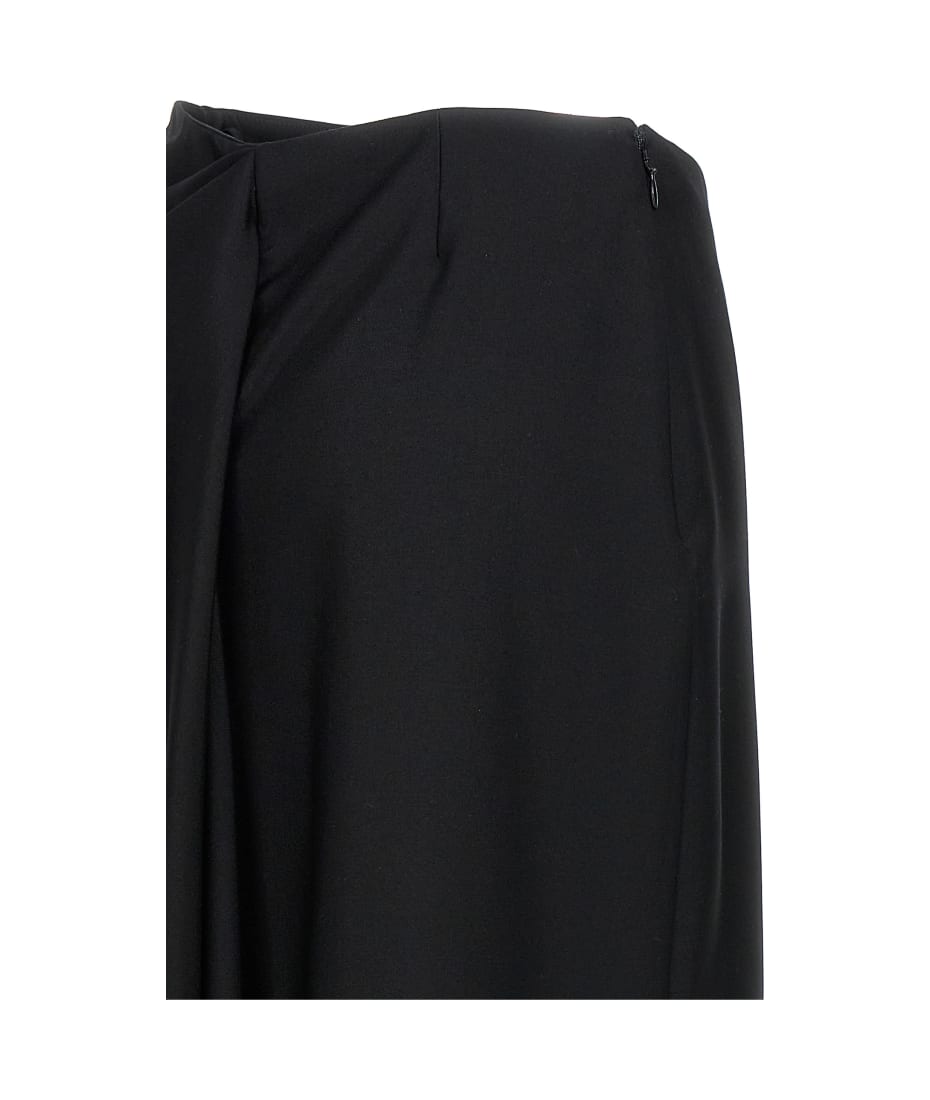 Alexander McQueen Slashed Drape Skirt | italist
