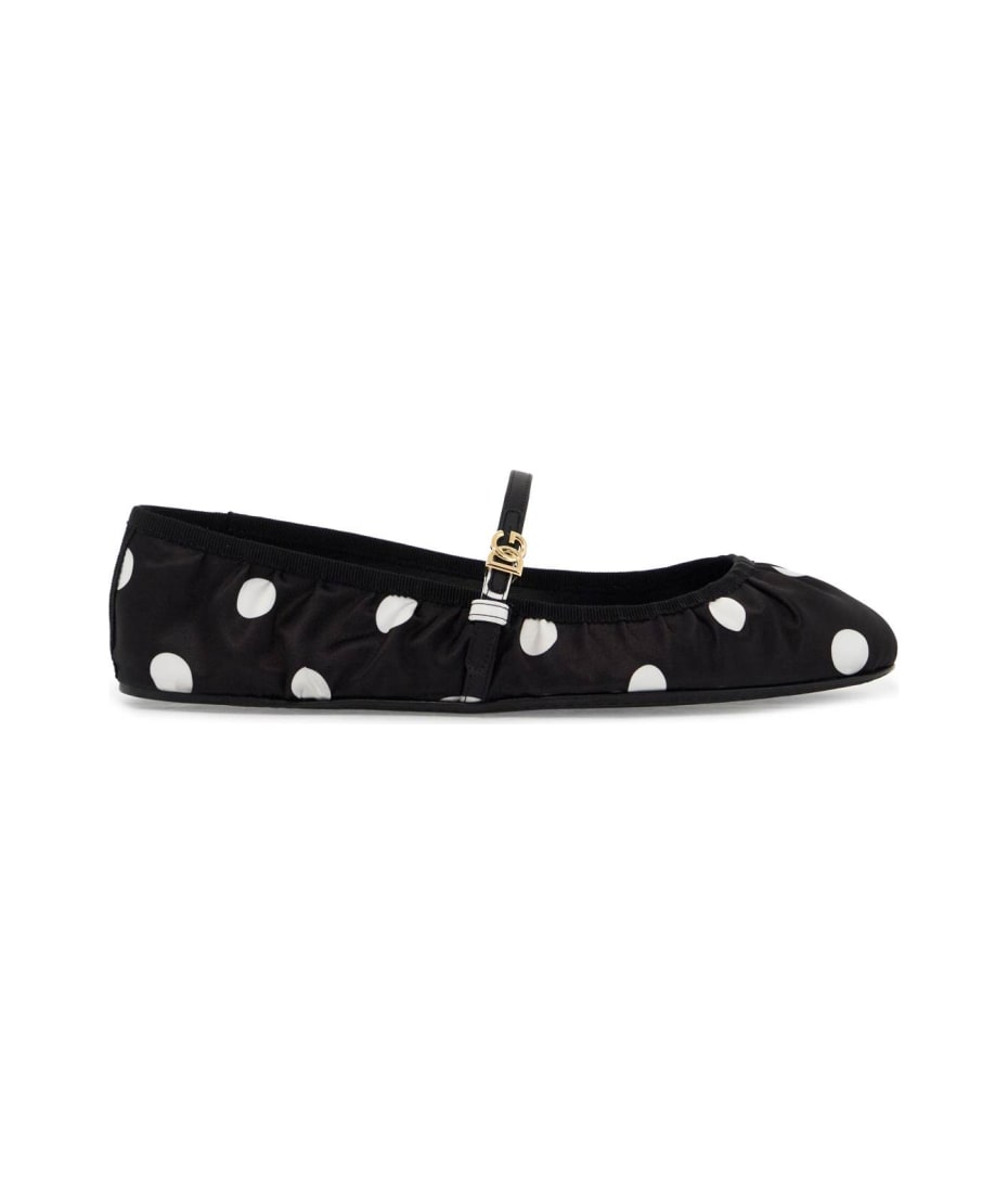 【関税&送料込】Dolce & Gabbana Printed Satin Ballerina Dolce & Gabbana Printed Satin Ballerina | italist