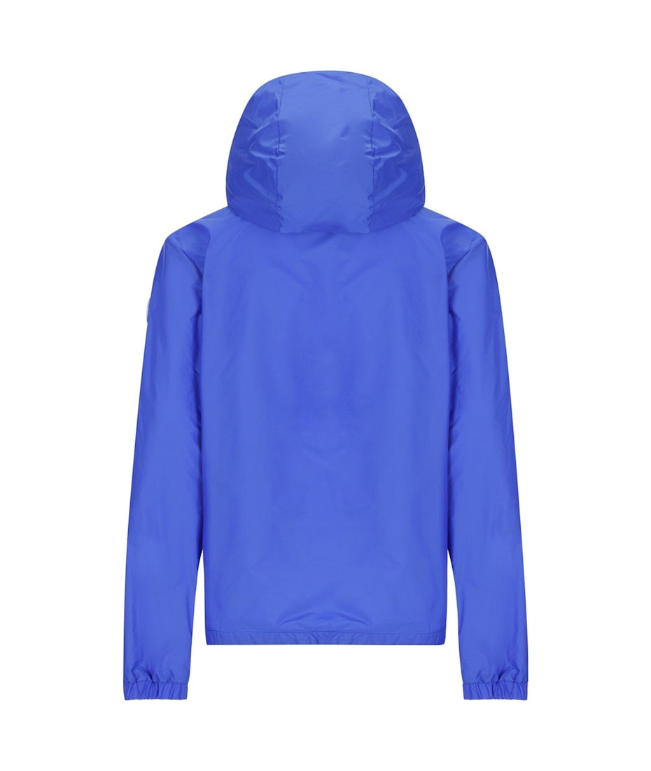 Moncler Logo Patch Zipped Hooded Jacket | italist