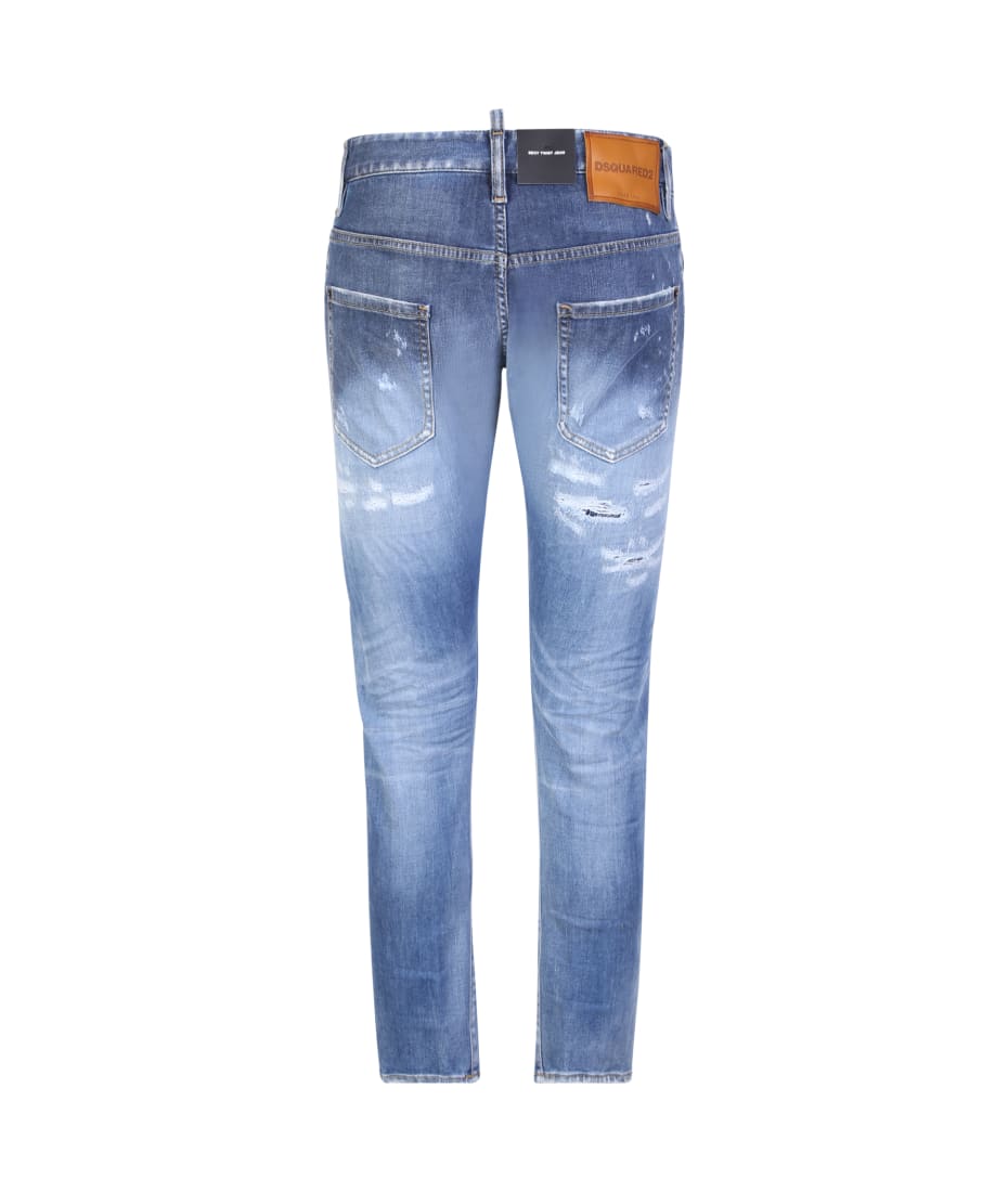 Dsquared2 Light Blue Sexy Twist Distressed Jeans | italist, ALWAYS