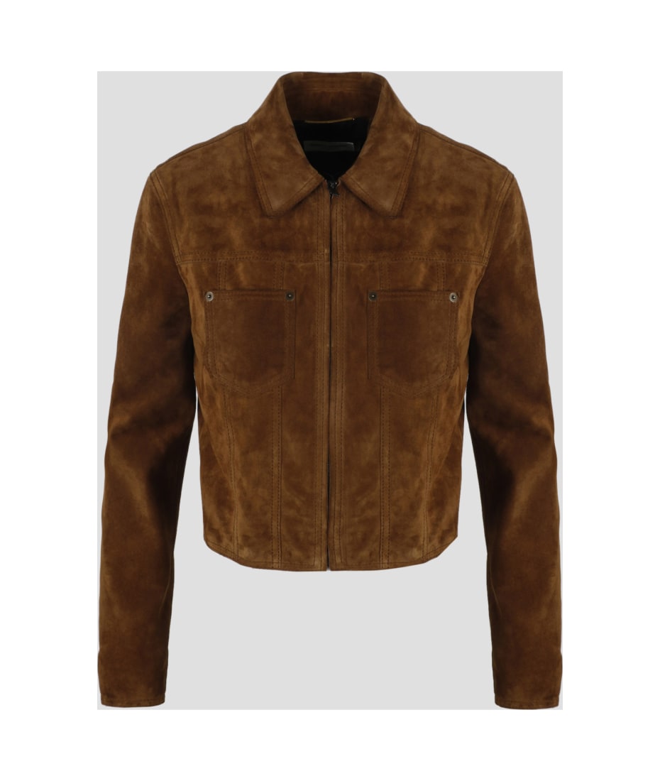 Saint Laurent Suede Jacket | italist