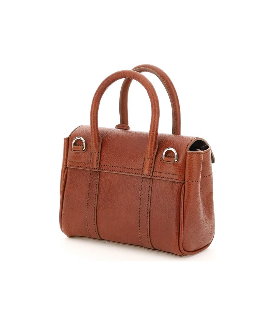 【MULBERRY】BAYSWATER BAG MINI Mulberry | Mini Zipped Bayswater | Oak Small Classic Grain