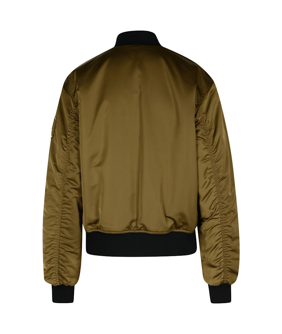 ブルゾン MOOSE KNUCKLES Women Bomber Jackets M34LB0221506 Green Moose Knuckles 'jet' Green Polyester Bomber Jacket | italist