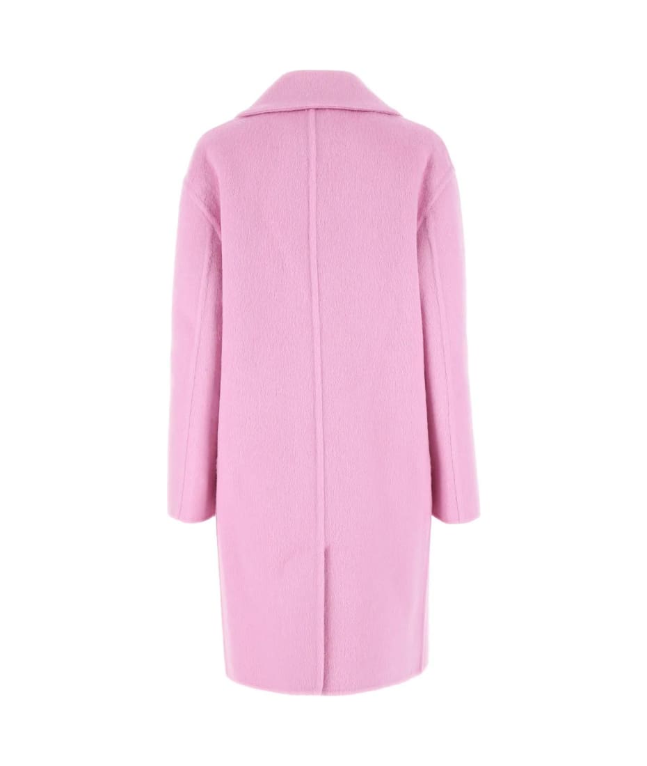 コート BOTTEGA VENETA Pink Wool Blend Coat Bottega Veneta Pink Wool Blend Coat | italist