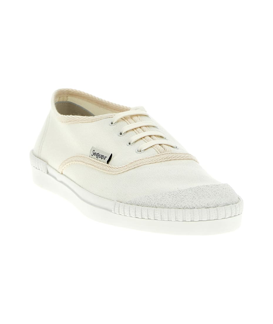 スニーカー Saint Laurent Ivory Canvas Wes Sneakers Saint Laurent Ivory Canvas Wes Sneakers | italist