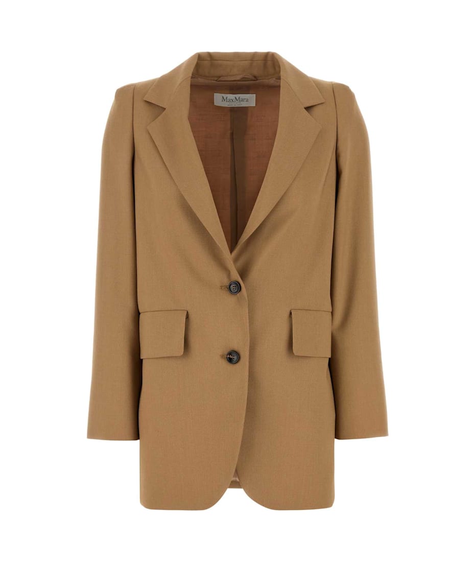 ジャケット Max Mara Camel wool blend Kitten blazer Camel Wool Blend Kitten Blazer Max Mara | italist