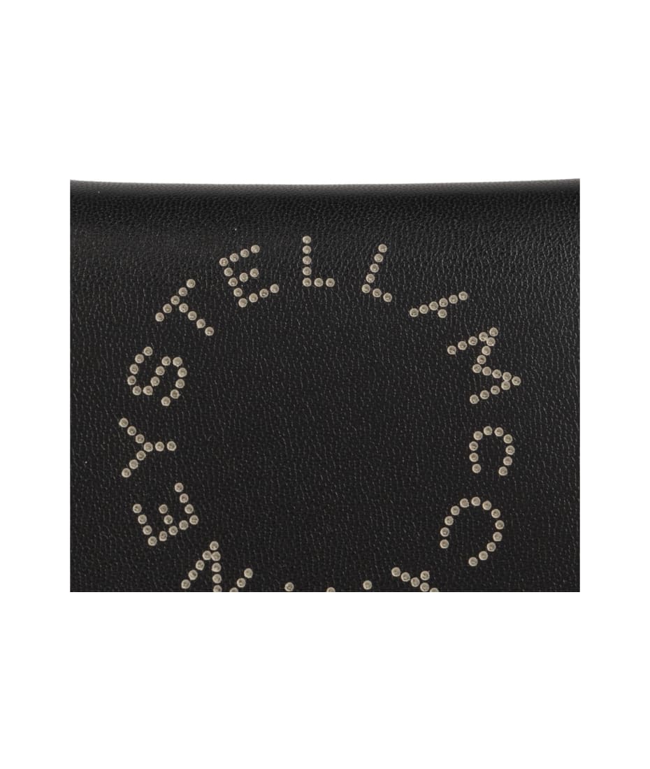 Stella McCartney Wallet With Logo - BLACK