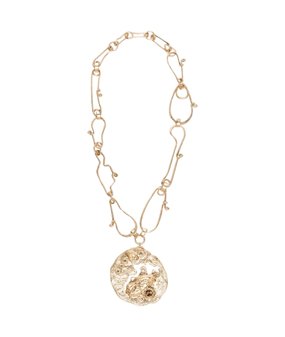 Weekend Max Mara Unione Necklace With Medallion italist ALWAYS LIKE A SALE
