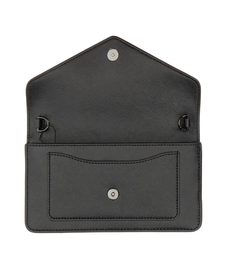 Marc Jacobs The Longshot DTM Black Leather Chain Wallet