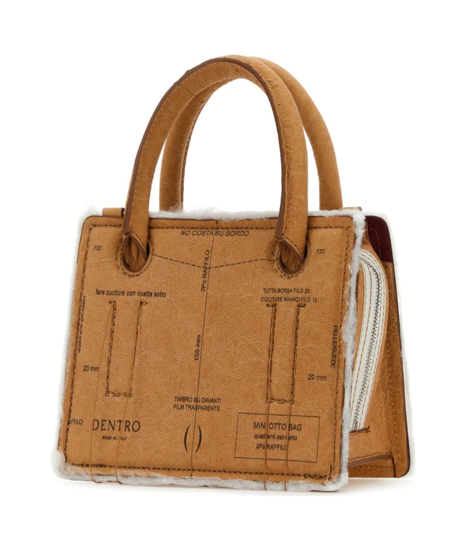 Dentro Printed Paper Mini Otto Paper Handbag | italist