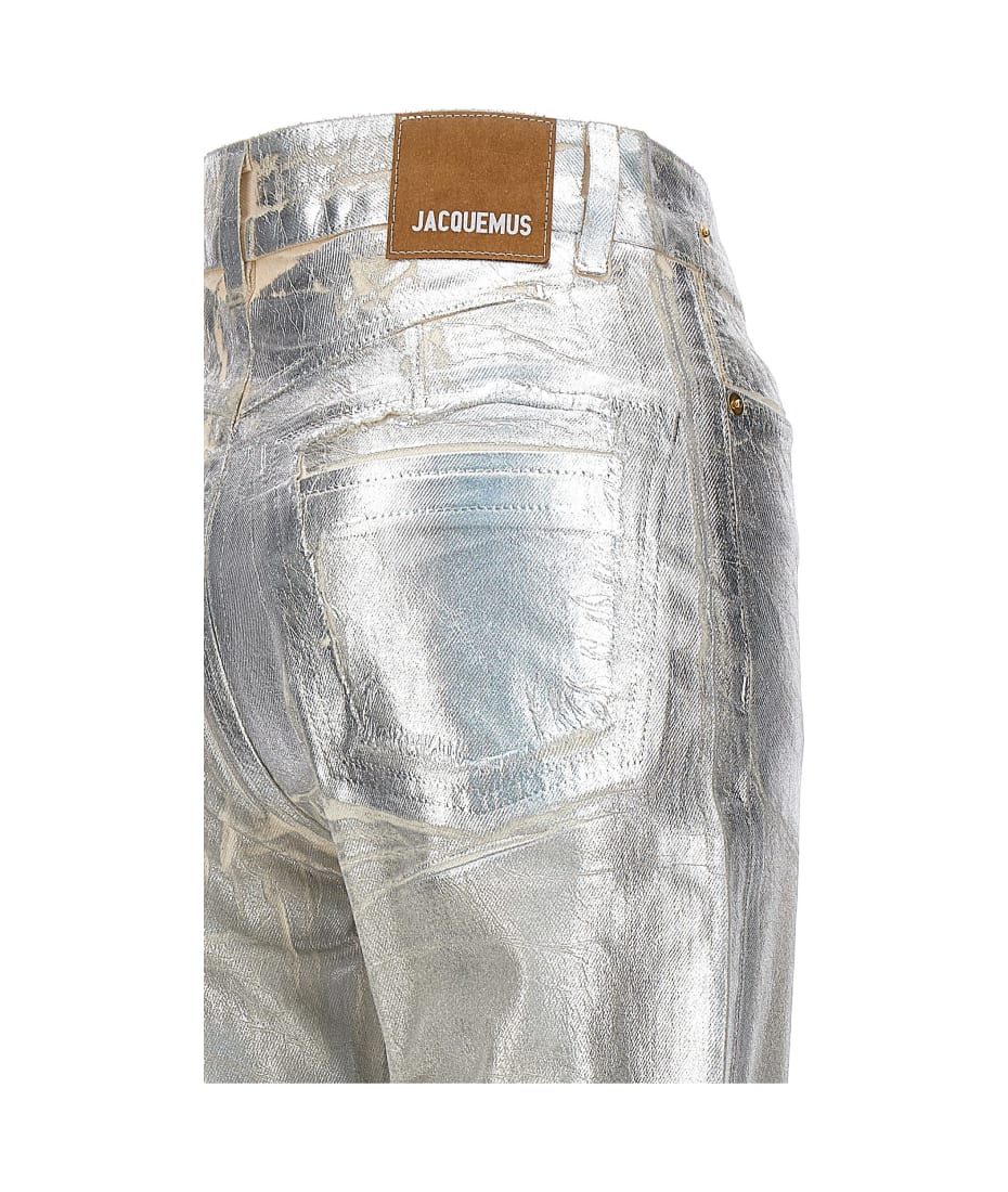 【送料&関税込】Jacquemus le De N Mes Court Articha Jeans Jacquemus Le De Nîmes Court Artichaut Jeans | Silver | FARFETCH
