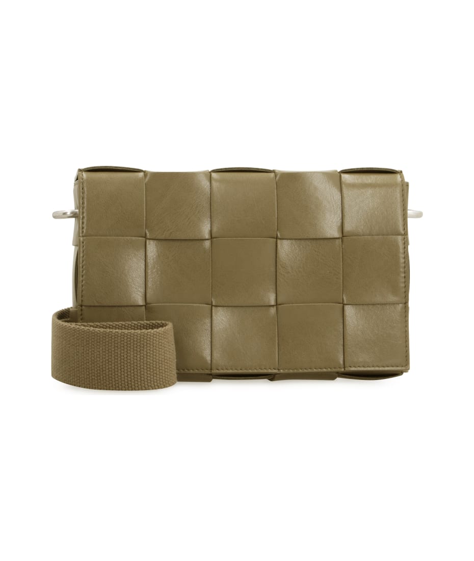 Bottega Veneta Cassette Camera Bag - Brown - Man - Calfskin