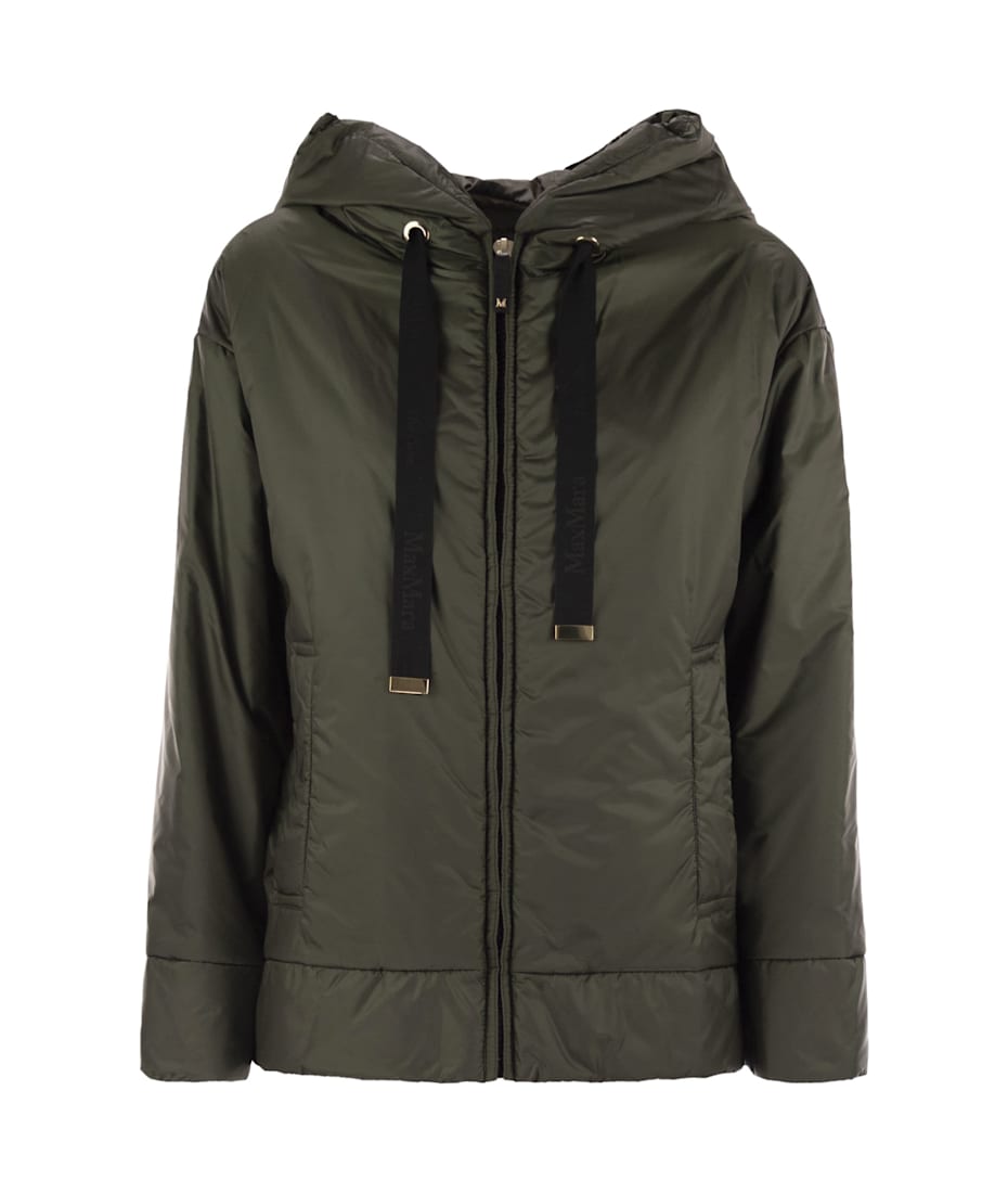 アウターその他 Mm The Cube Olive Green Polyester Daria Padded Jacket Max Mara The Cube Olive Green Polyester Daria Padded Jacket