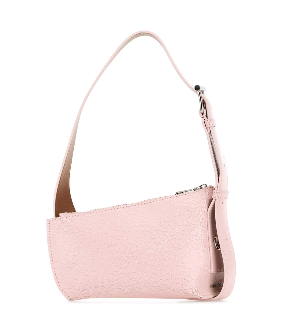 ショルダーバッグ・ポシェット ALEXANDER MCQUEEN PINK LEATHER SLING T-BAR CROSSBODY BAG Alexander McQueen Pink Leather Sling T-bar Crossbody Bag