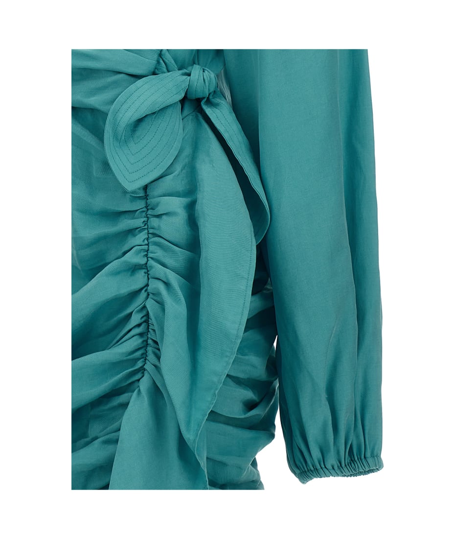 ワンピース EMANEL UNGARO SS23 'Dominique' dress (US3D16 LAGOON) Emanuel Ungaro 'dominique' Dress | italist